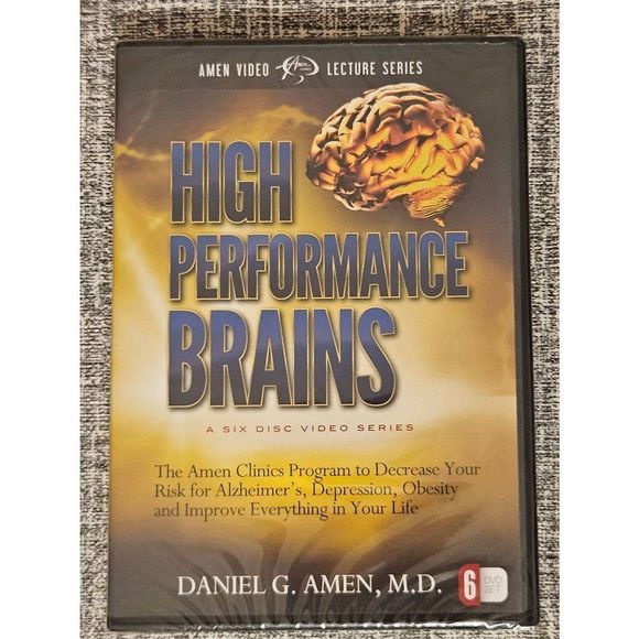 No Brand Other - High Performance Brains, Daniel G. Amen, M.D. (6 Disc- Set) Brand-new Sealed NWT